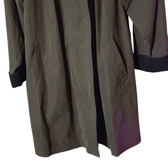 NWT Gallery 1X Women's Premium Gray/Black Microsuede Coat - Picture 5 of 13